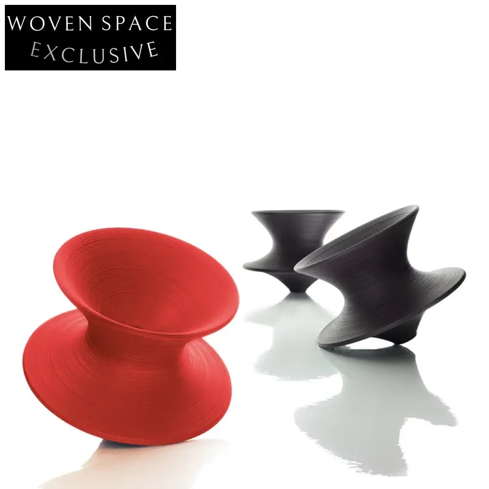 Playful Gyro Swivel Fiberglass Rotatable Chair for Modern Spaces