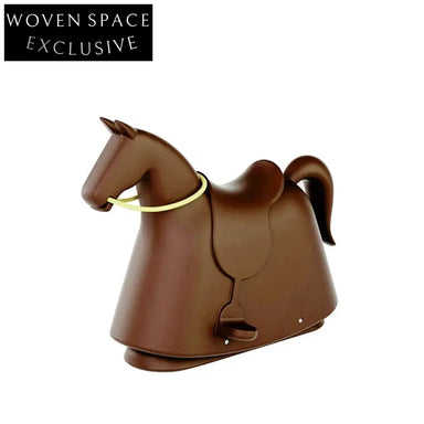 Playful Horse Rocking Chair: Modern Fiberglass Animal Kids' Living Room Seat