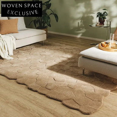 Plush 13mm Thick Polyester Area Rug for Luxury Living Room Bedroom Decor