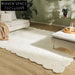 Plush 13mm Thick Polyester Area Rug for Luxury Living Room Bedroom Decor