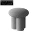 Plush Boucle Mushroom Ottoman - Lamb Wool Seating for Cozy Spaces