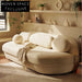 Plush Comfortable Boucle Fabric Sectional Sofa for Contemporary Living