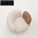 Plush Curved Teddy Fabric Sofa for Modern Living Room & Hotel Lobby Seating