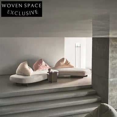 Plush Italian Modern Modular Fabric Sectional Sofa for Contemporary Living Spaces