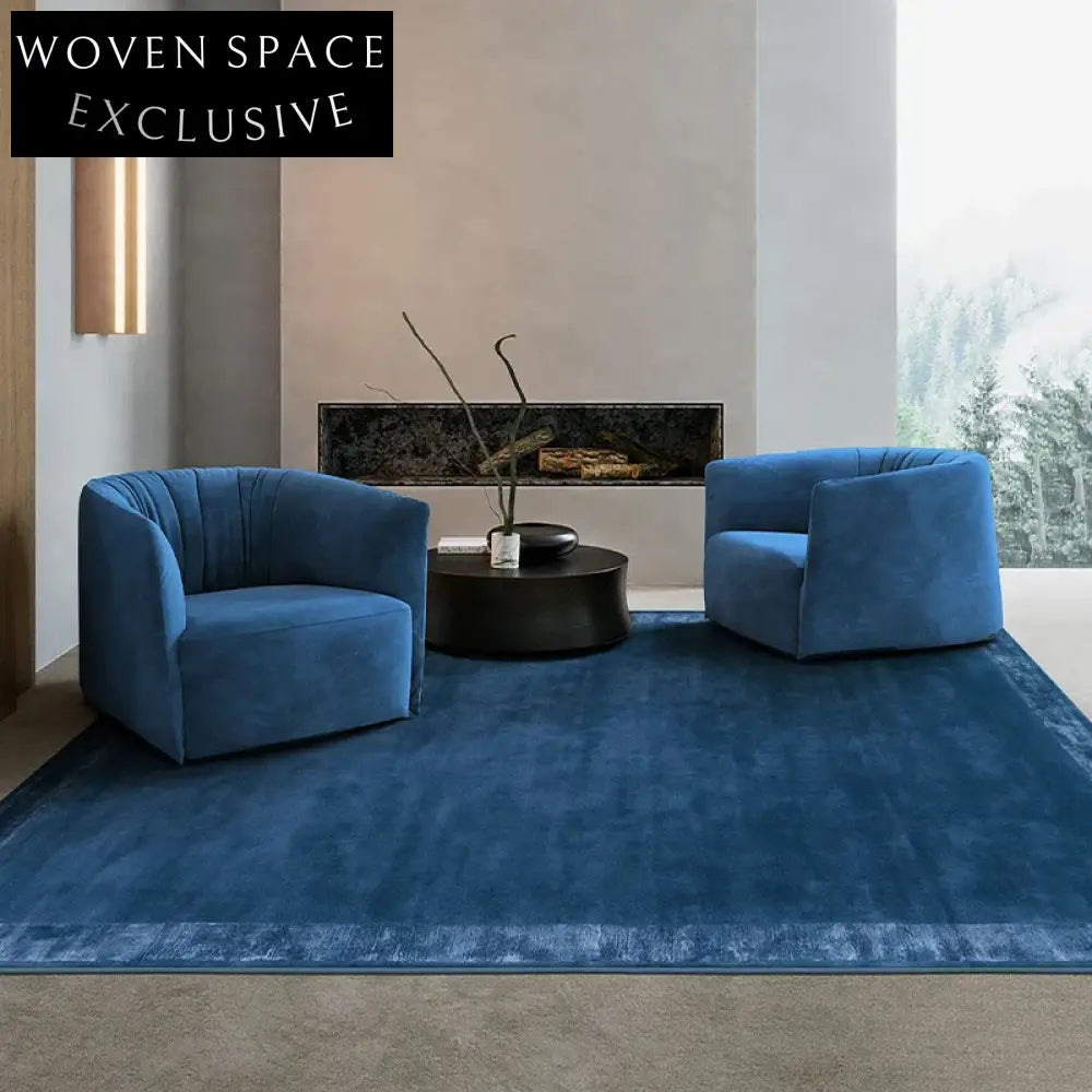 Plush Modern Abstract Polyester Area Rug for Living Room Bedroom Decor
