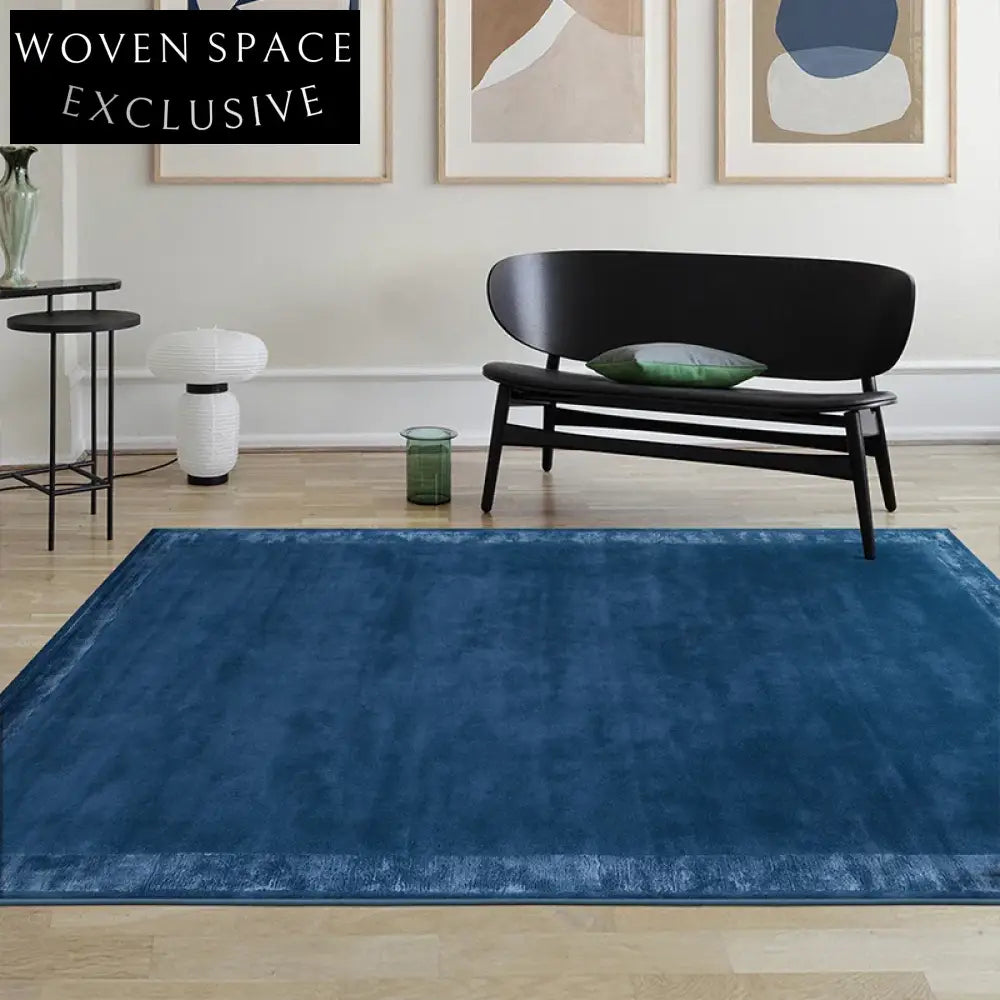 Plush Modern Abstract Polyester Area Rug for Living Room Bedroom Decor