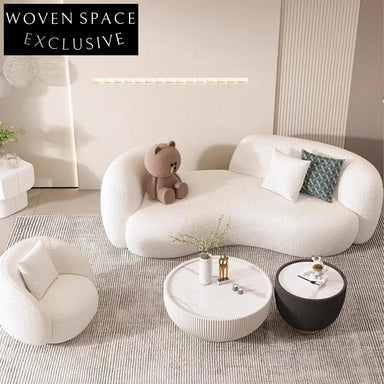 Plush Modern Fabric Upholstered Elastic Sponge Corner Sectional Sofa