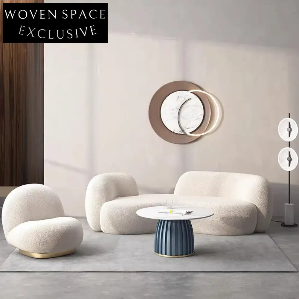 Plush Modern Fabric Upholstered Elastic Sponge Corner Sectional Sofa