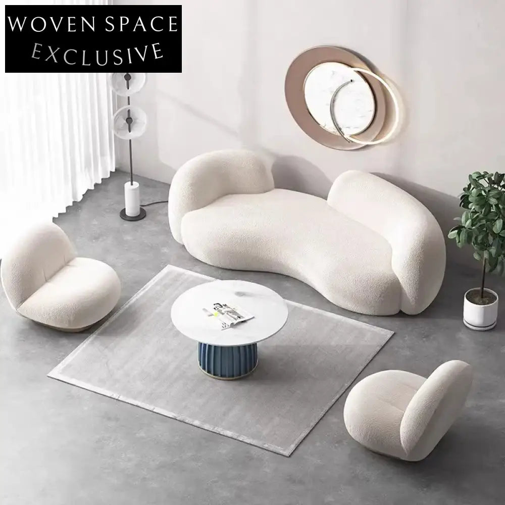 Plush Modern Fabric Upholstered Elastic Sponge Corner Sectional Sofa