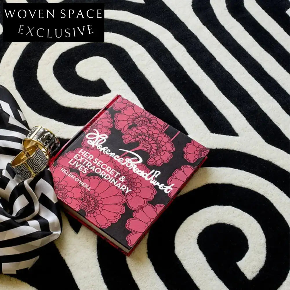 Plush Modern Minimalist Hand-Tufted Polyester Area Rug for Living Room, Bedroom