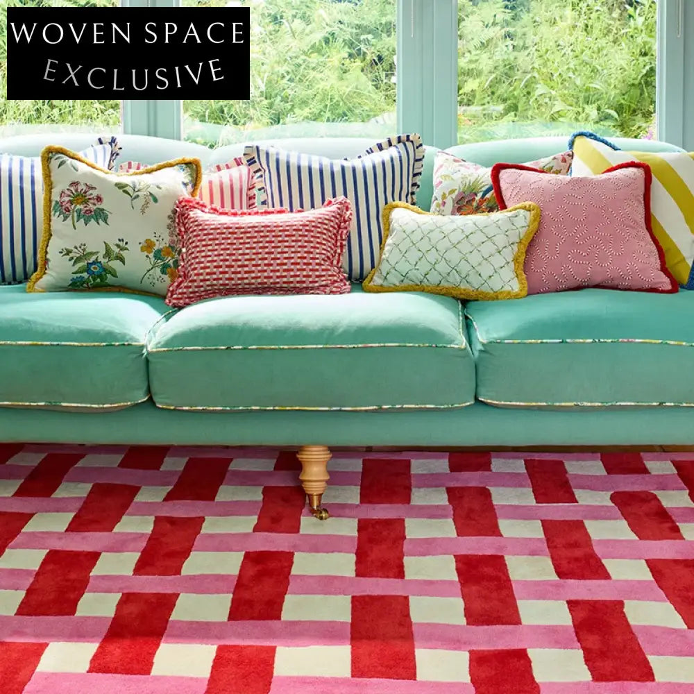 Plush Modern Minimalist Hand-Tufted Polyester Geometric Area Rug Carpet 0.5 Inch