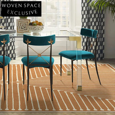 Plush Modern Minimalist Polyester Area Rug for Living Room Bedroom Decor