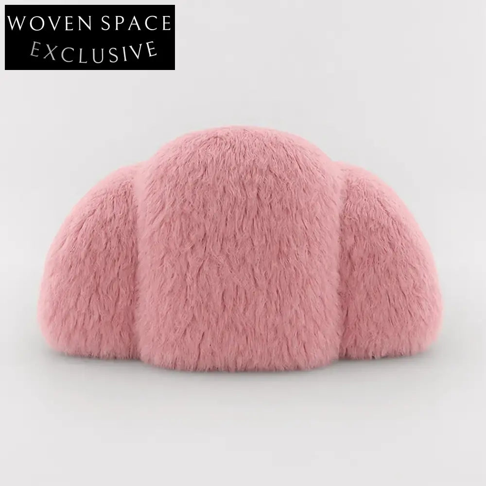 Plush Pink Sheepskin Teddy Fabric Living Room Lounge Sofa Chair