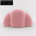 Plush Pink Sheepskin Teddy Fabric Living Room Lounge Sofa Chair