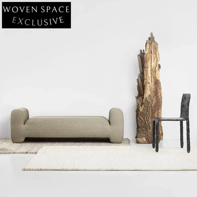 Plush Velvet Fabric Long Leisure Bench for Modern Living Room Decor