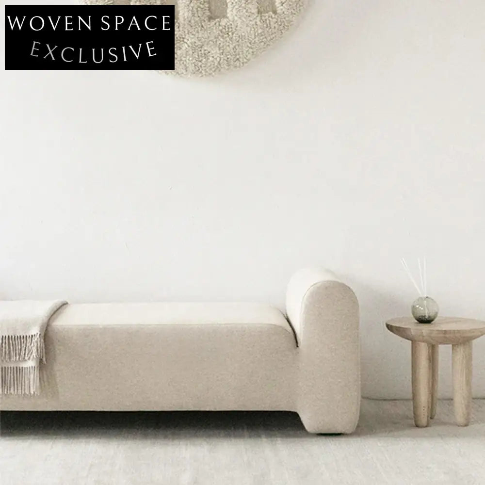 Plush Velvet Fabric Long Leisure Bench for Modern Living Room Decor