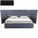 Plush Velvet King Size Upholstered Bed Frame - Modern Soft Fabric Design