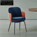 Plush Velvet Metal Dining Chair with French Style for Elegant Dining