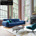 Plush Velvet Modern Accent Sofa with Metal Legs