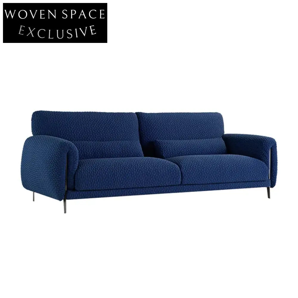 Plush Velvet Modern Accent Sofa with Metal Legs