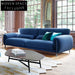 Plush Velvet Modern Accent Sofa with Metal Legs