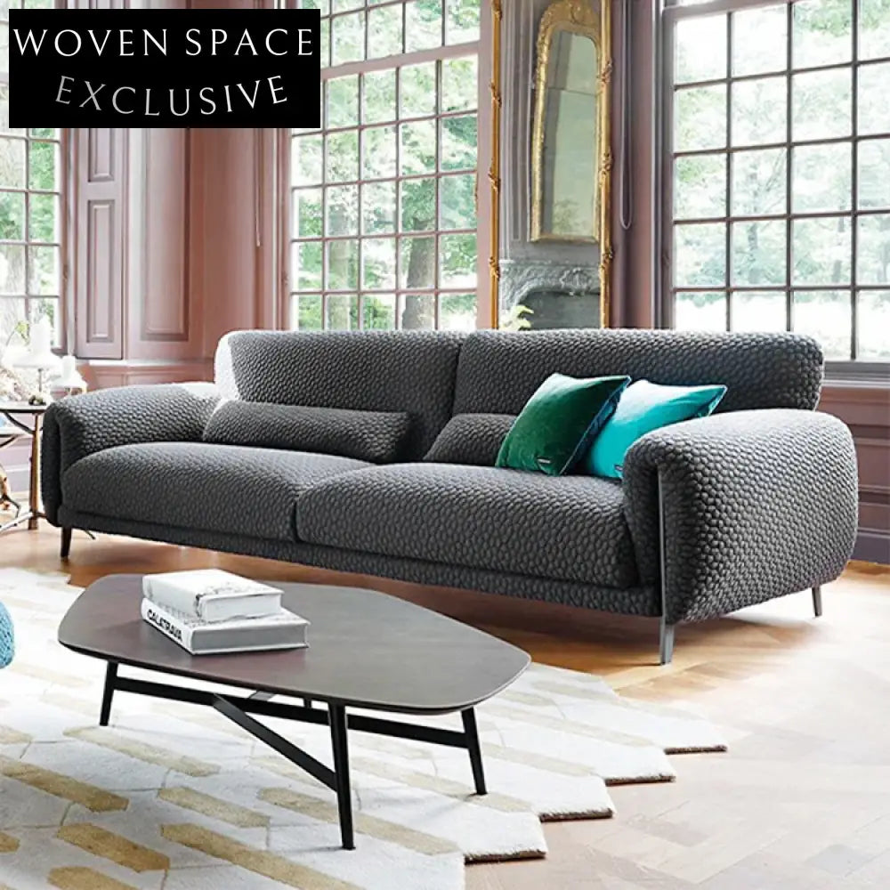 Plush Velvet Modern Accent Sofa with Metal Legs