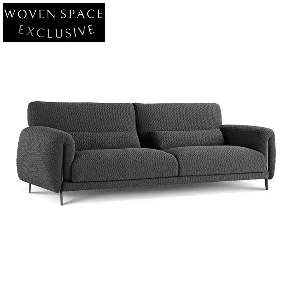 Plush Velvet Modern Accent Sofa with Metal Legs