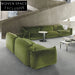 Plush Velvet Modern Minimalist Sofa for Living Room and Apartment Comfort