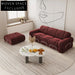 Plush Velvet Modern Sectional Luxury Couch Set for Living Room Sofa