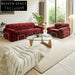 Plush Velvet Modern Sectional Luxury Couch Set for Living Room Sofa
