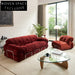 Plush Velvet Modern Sectional Luxury Couch Set for Living Room Sofa