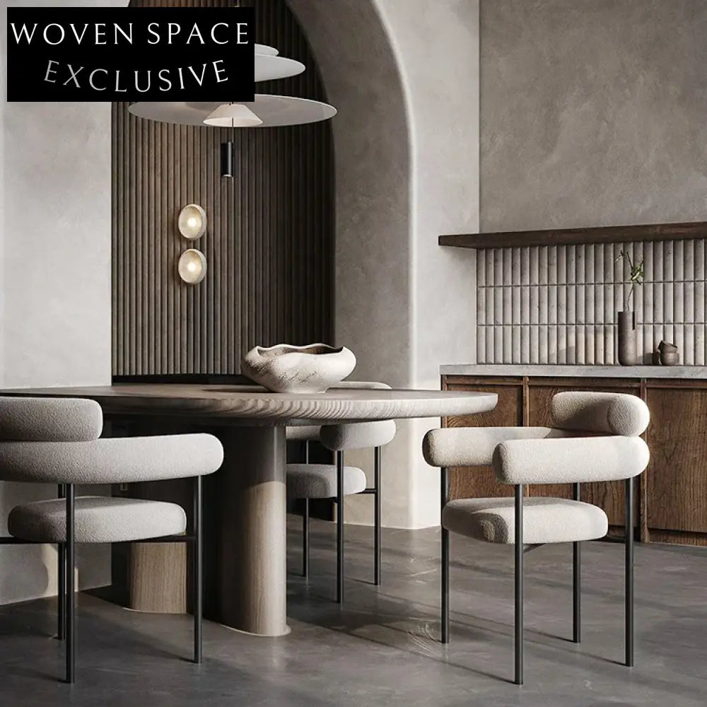 Plush Velvet Nordic Dining Chair with Sturdy Metal Base for Modern Homes