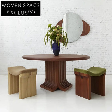 Plush Velvet Ottoman Stool, Modern Solid Wood Frame Single Seat Accent Bench