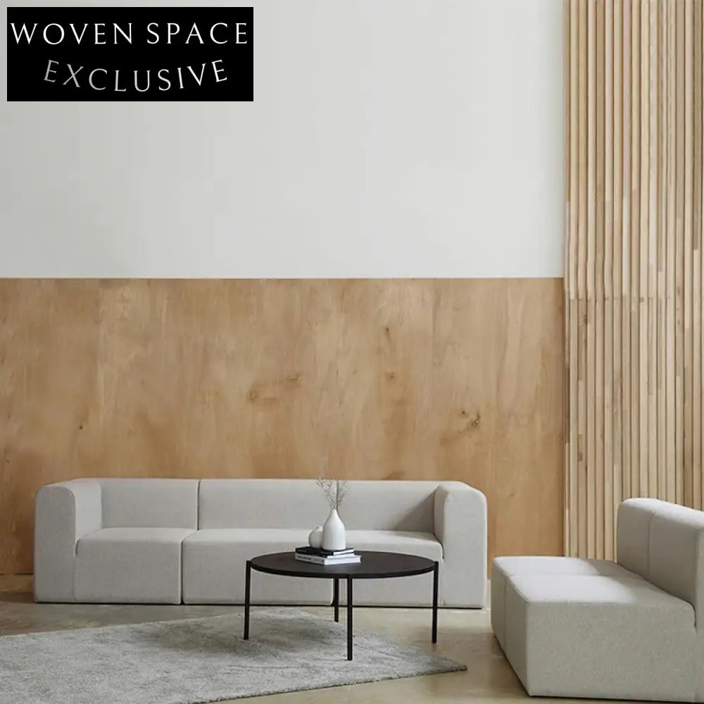 Plush Velvet Sectional Sofa – Modern Modular Living Room Set