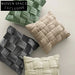 Plush Velvet Square Throw Pillow for Sofa Bed Couch Cushion