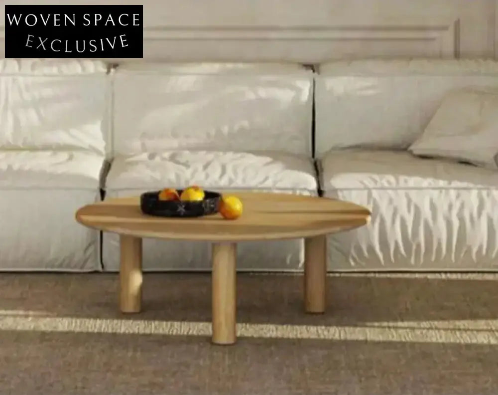 Luxurious Oval Natural Travertine Coffee Table for Contemporary Home Decor