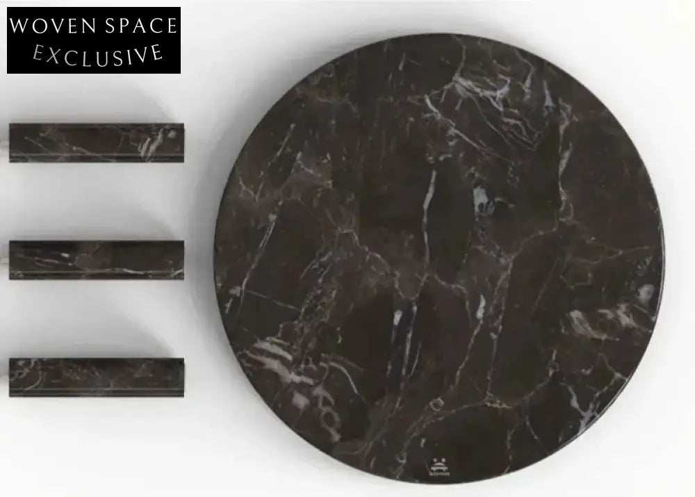 Luxurious Oval Natural Travertine Coffee Table for Contemporary Home Decor