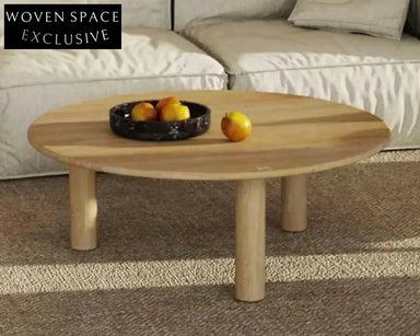 Luxurious Oval Natural Travertine Coffee Table for Contemporary Home Decor