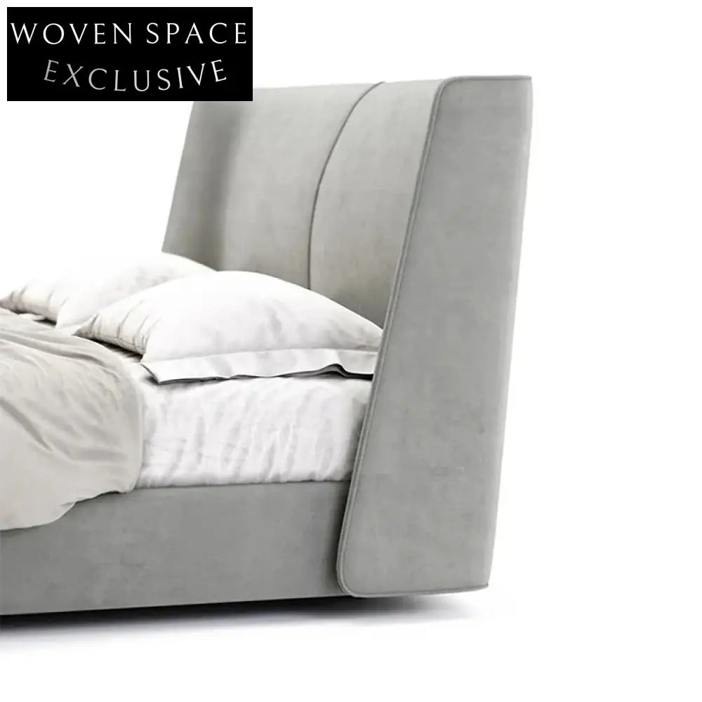 Premium Modern Leather High Headboard King Queen Size Bedroom Bed Frame