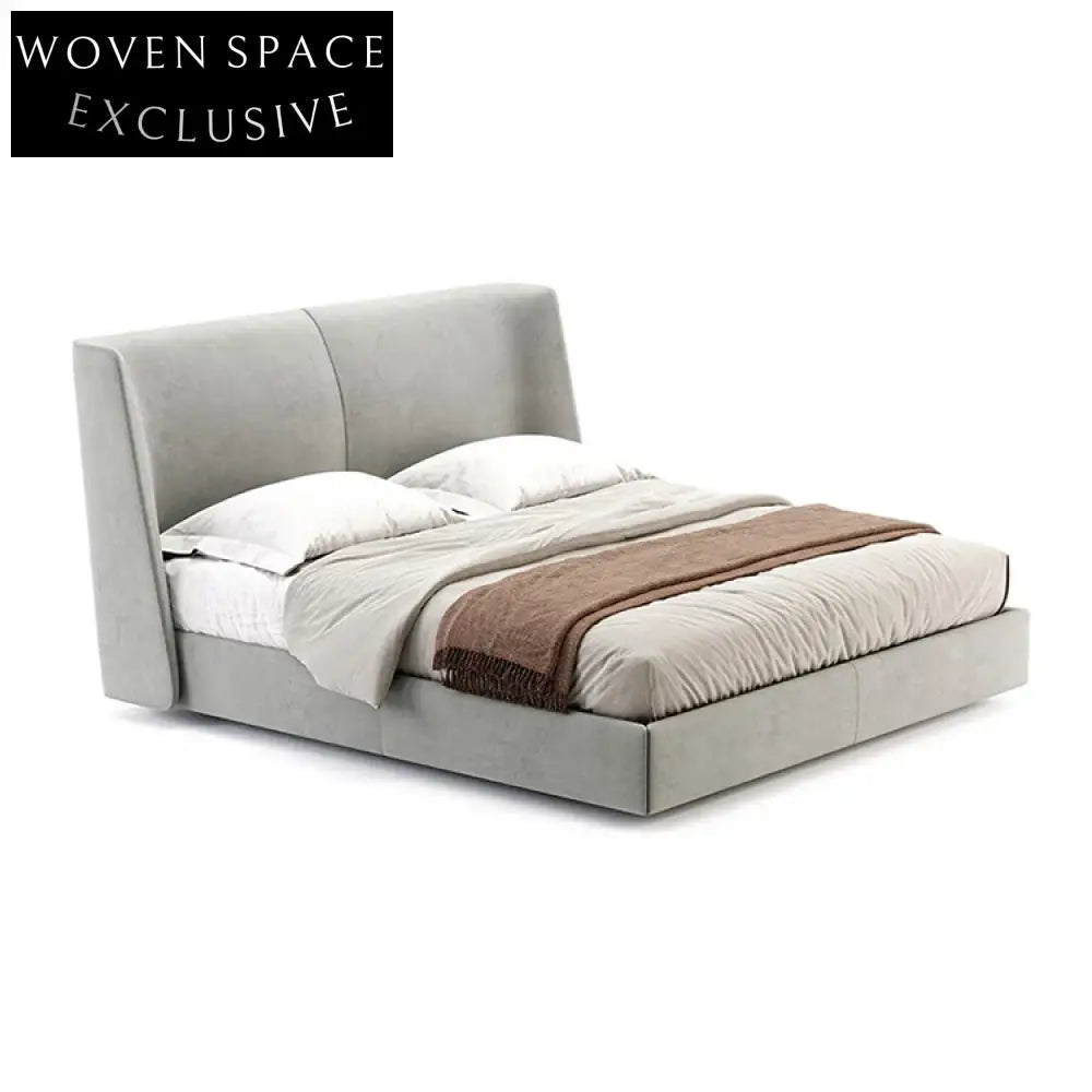 Premium Modern Leather High Headboard King Queen Size Bedroom Bed Frame