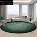 Premium Nordic Round Area Rug - Washable, Durable, Polyester, Modern Solid Color
