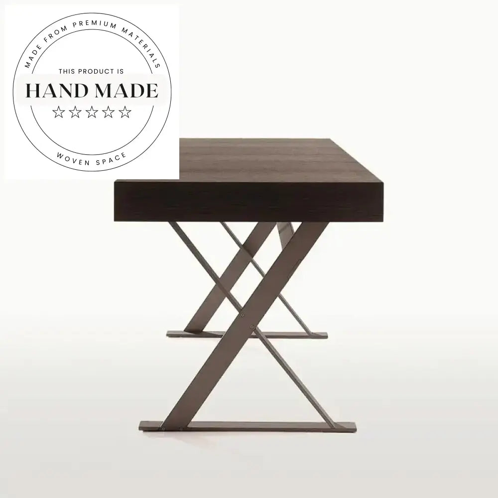 Premium Nordic Solid Wood Modern Executive L-Shape Study Office Desk