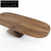 Premium North American Oval Black Walnut Solid Wood Dining Table for Kitchens