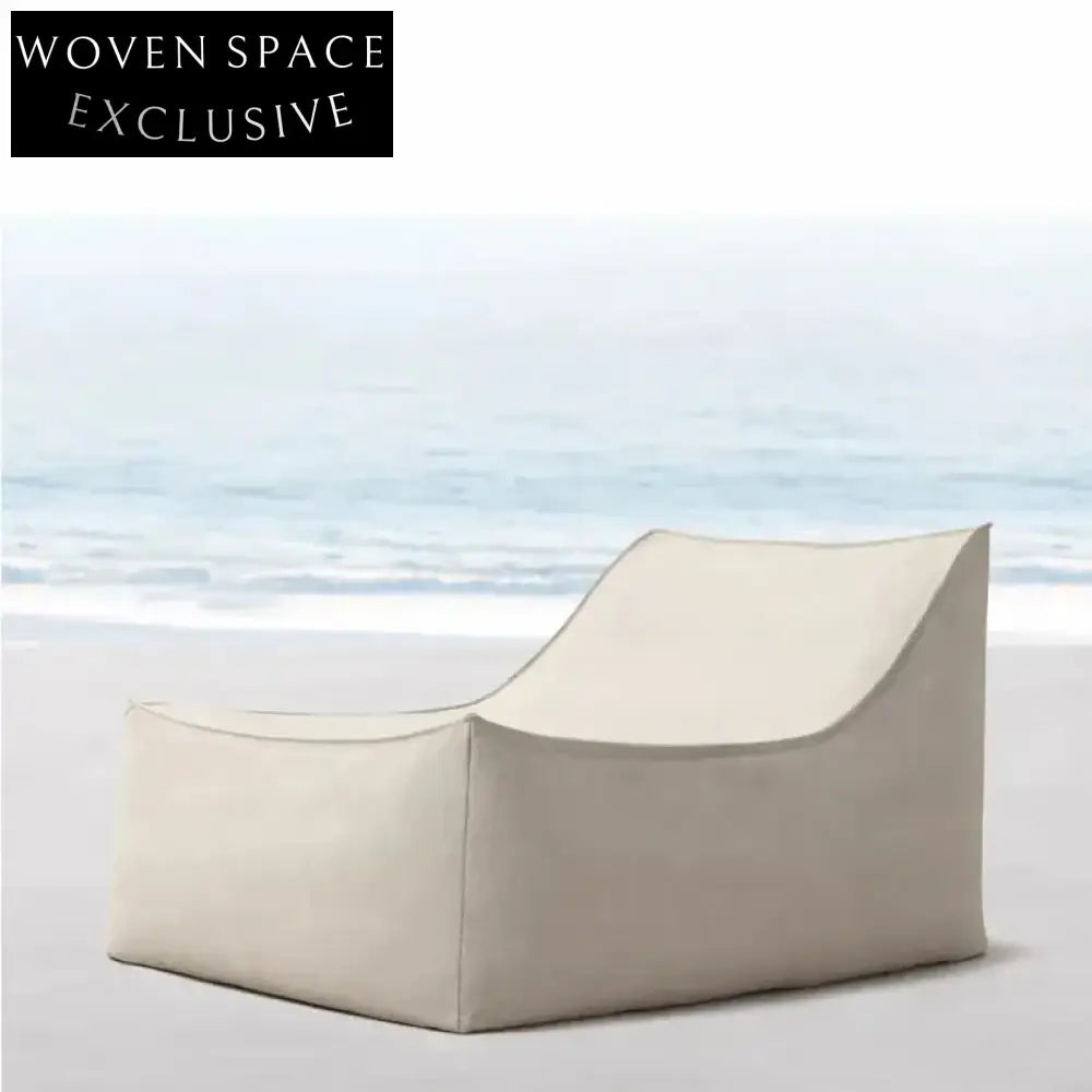 Premium Outdoor Fabric Recliner Single Seat Lounge Chair for Gardens