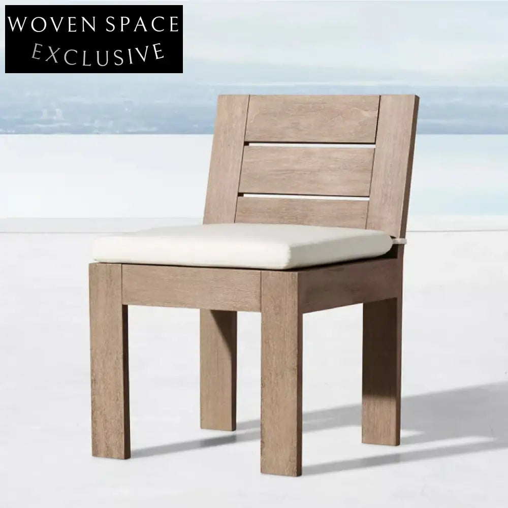 Premium Outdoor Teak Wood Bar Set: Durable Patio Bar Stools & Table