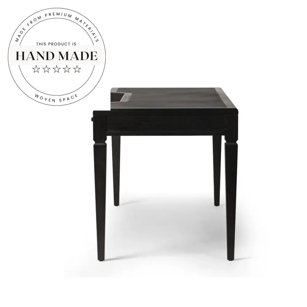 Premium Solid Oak Retro Villa Executive Office Writing Desk