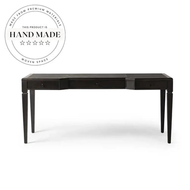 Premium Solid Oak Retro Villa Executive Office Writing Desk