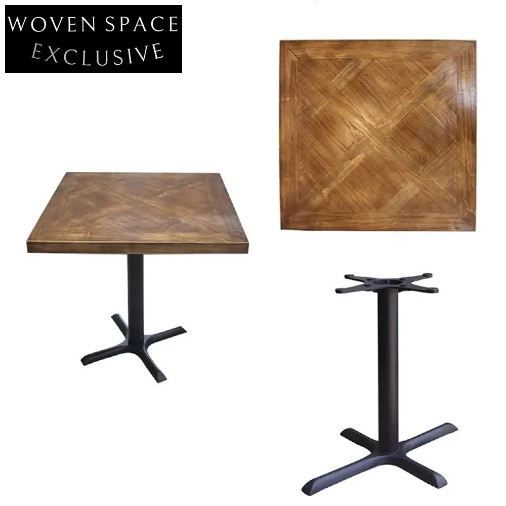 Premium Solid Oak Wood Dining Table Top - Antique Style, 1.57 Inch Thick