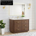 Premium Solid Wood Bathroom Vanity Cabinet with Soft-Close Drawers & Countertop