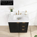 Premium Solid Wood Bathroom Vanity Cabinet with Soft-Close Drawers, Modern Design